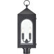 Bratton 2 Light 25.75 inch Powder Coated Black Outdoor Post Lantern